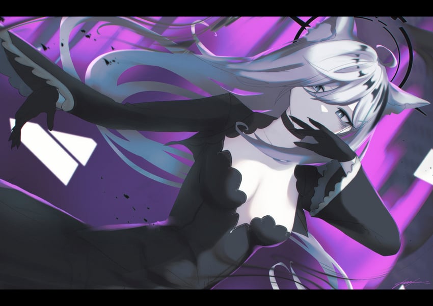 shiroko and shiroko terror (blue archive) drawn by sutorobo72
