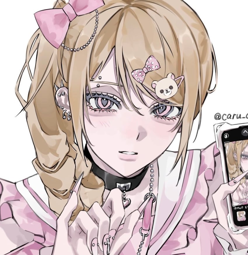 korilakkuma (original and 1 more) drawn by caru_c1