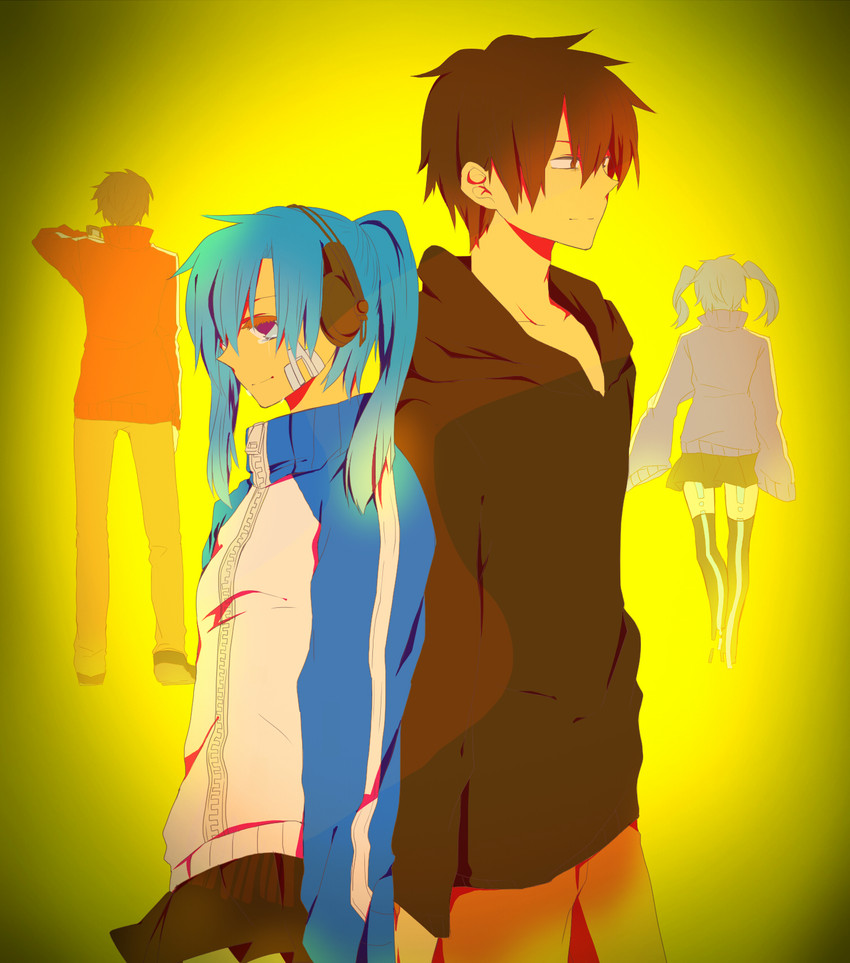 kisaragi shintarou and ene (kagerou project) drawn by aoi_choko_(aoichoco)