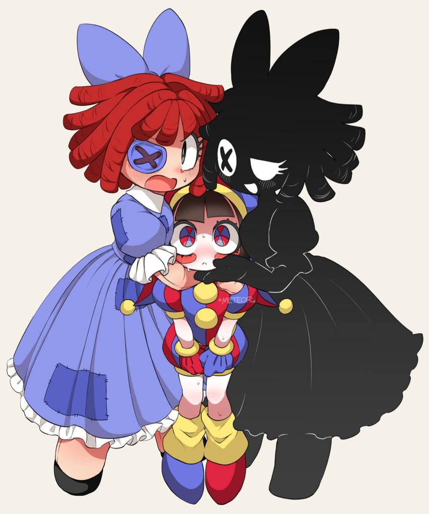 pomni and ragatha (the amazing digital circus) drawn by yawaraka_meteor