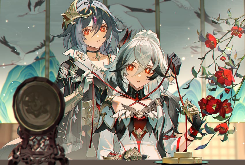fu hua and herrscher of sentience (honkai and 1 more) drawn by guaisanmu