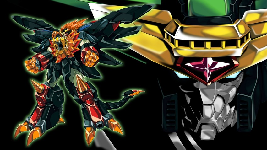 genesic gaogaigar and king j-der (yuusha series and 2 more) drawn by jade-dice