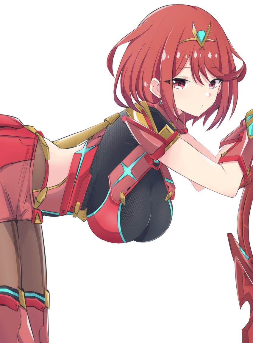 pyra (xenoblade chronicles and 2 more) drawn by latte_(latte_daruta2)