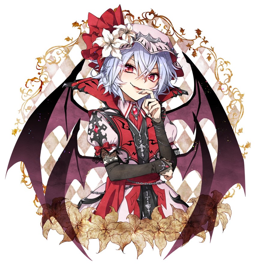 remilia scarlet (touhou and 2 more) drawn by mise_yuzuki