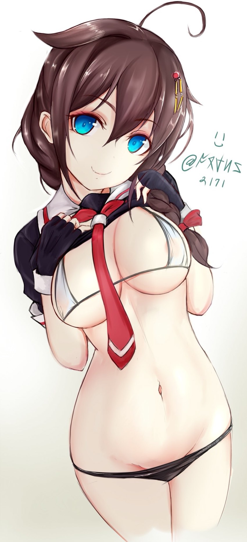 shigure and shigure kai ni (kantai collection) drawn by franz_(217franz)