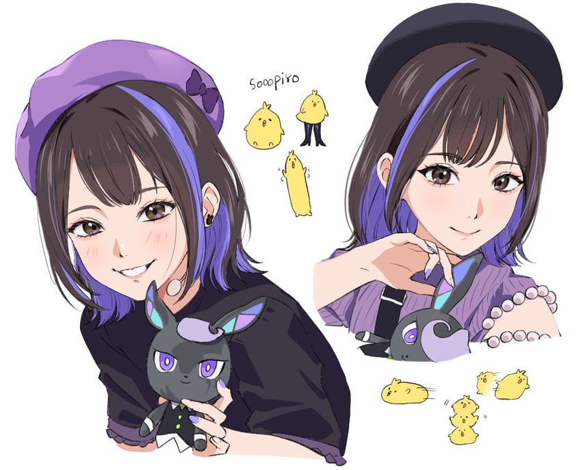carron and yoshikawa sunao (real life and 2 more) drawn by dolldolldd