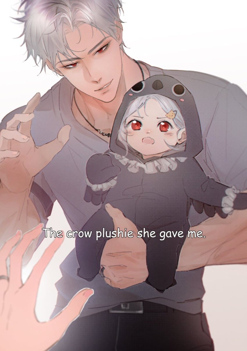 protagonist and sylus (love and deepspace) drawn by ng_ai0