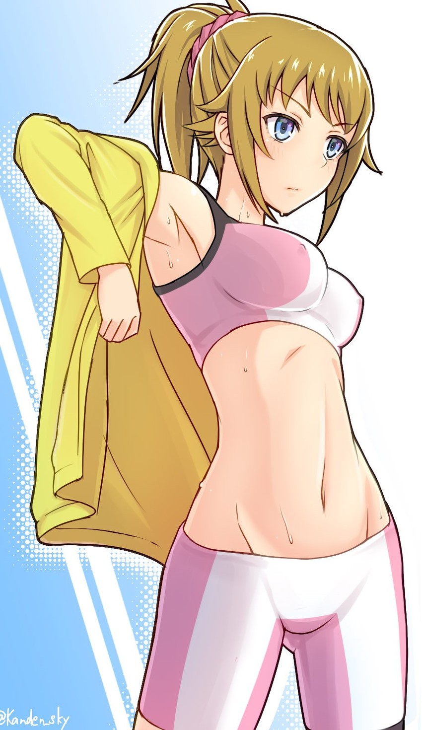 hoshino fumina (gundam and 2 more) drawn by kanden_sky