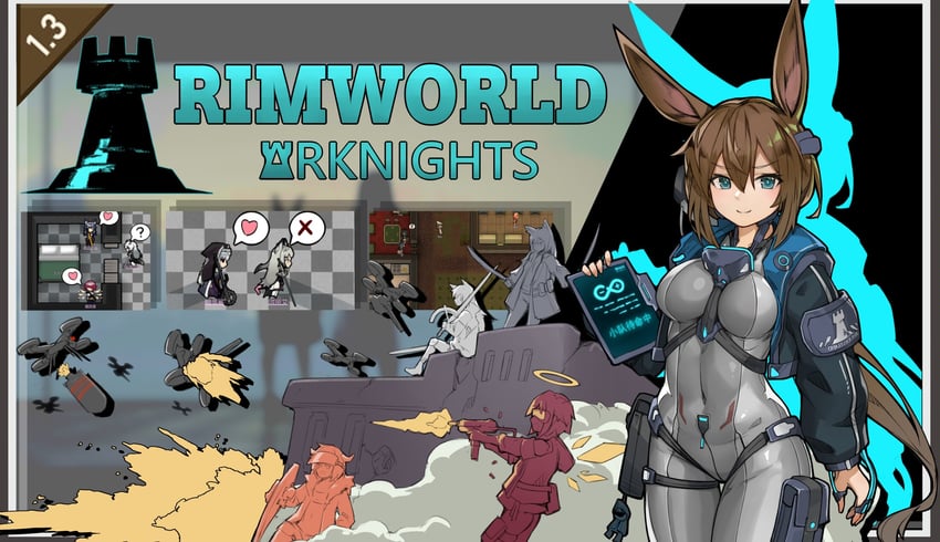 doctor, amiya, texas, lappland, exusiai, and 7 more (arknights and 1 more) drawn by stmast
