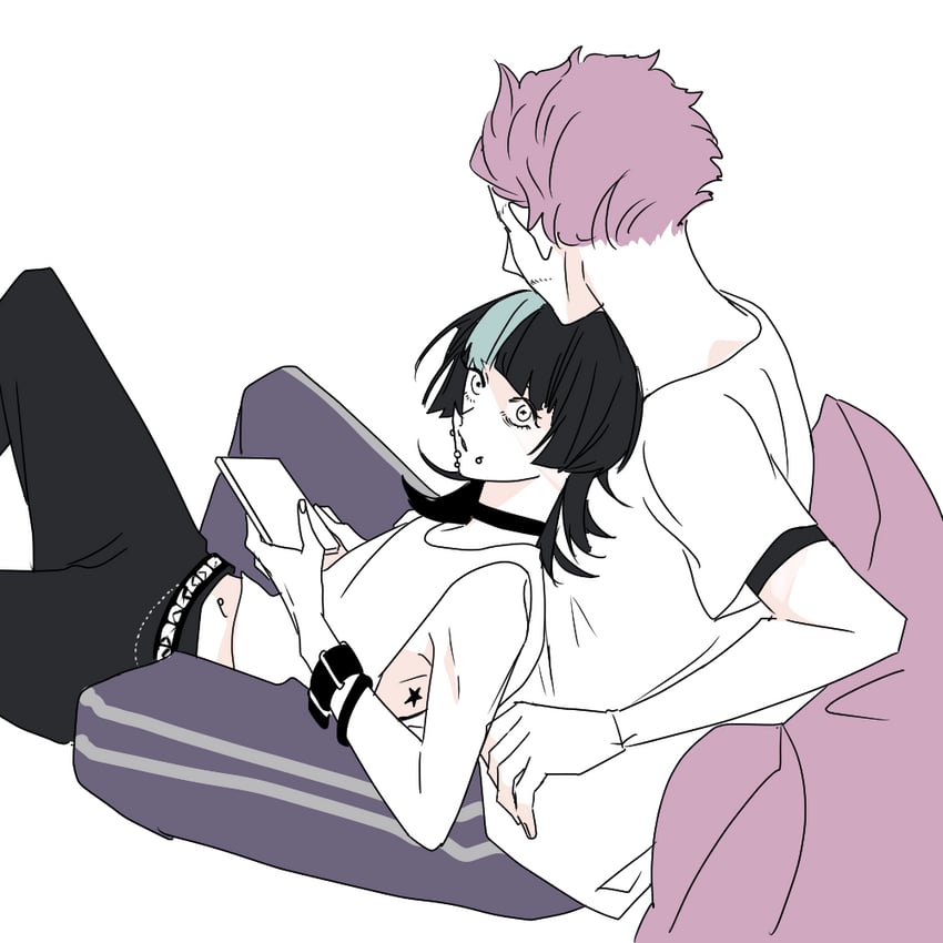 hakari kinji and hoshi kirara (jujutsu kaisen) drawn by yuz46