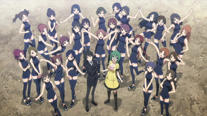 yamada maya, orimura chifuyu, nohotoke honne, tanimoto yuzu, yorutake sayuka, and 2 more (infinite stratos)