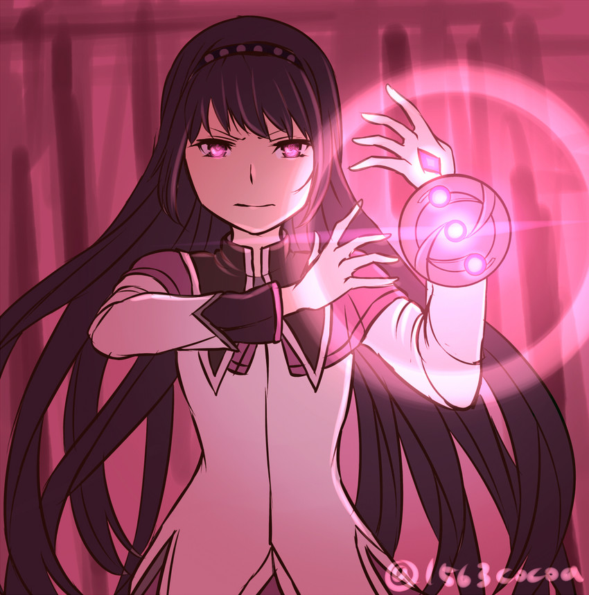 akemi homura (mahou shoujo madoka magica) drawn by kiiro_(cocoa080)