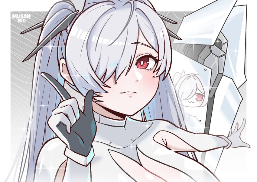 cinderella and doro (goddess of victory: nikke and 1 more) drawn by musan_pro