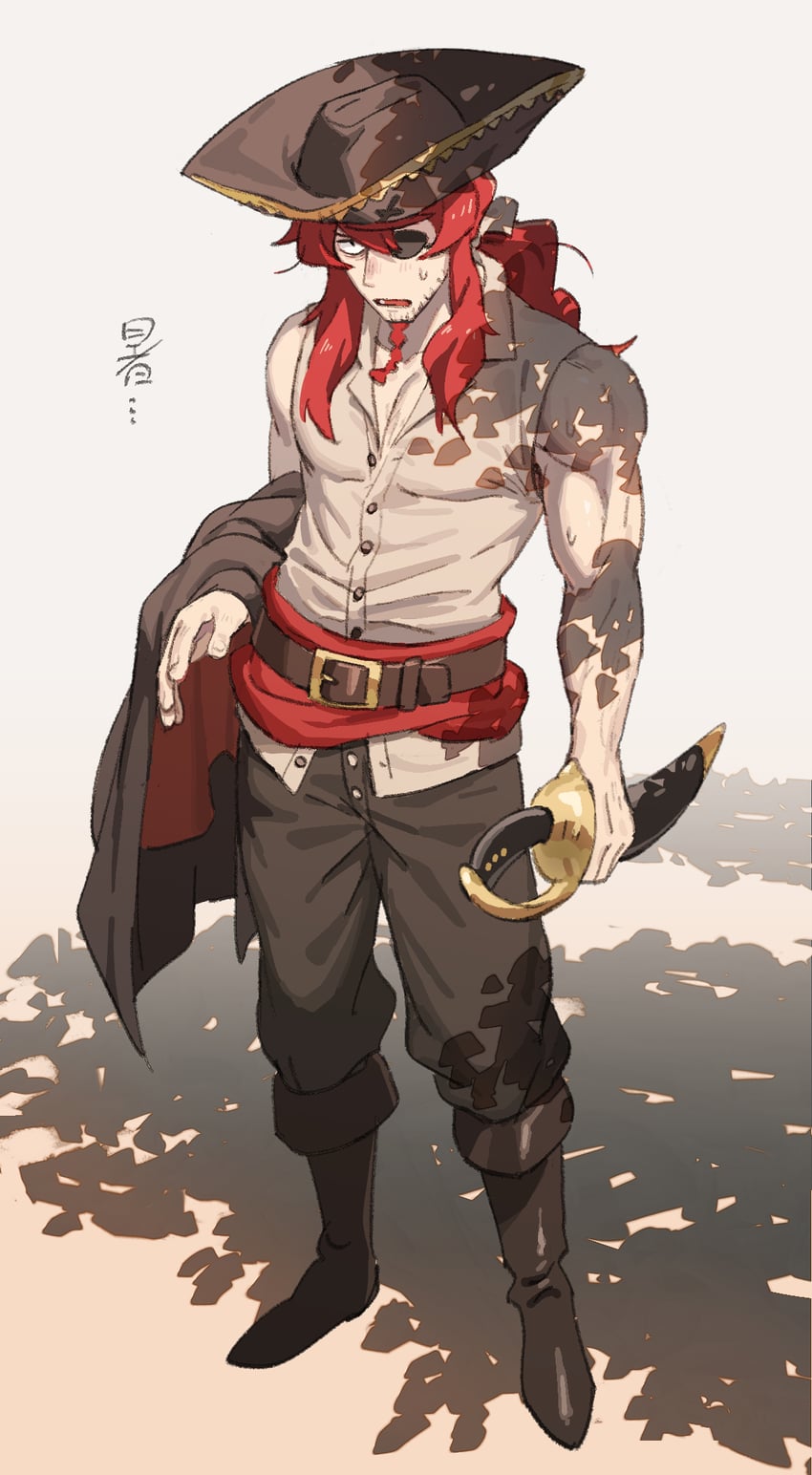 pirate and pirate 1 (sekaiju no meikyuu and 1 more) drawn by mya-zawa