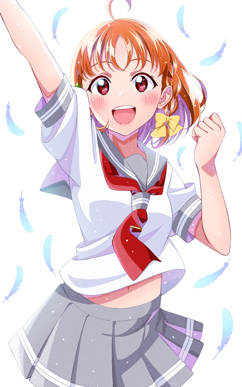 takami chika (love live! and 1 more) drawn by ojyomu