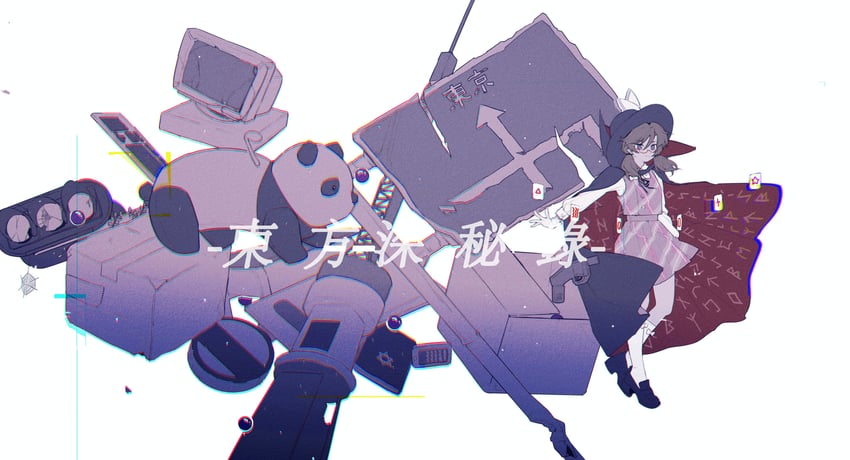 usami sumireko (touhou and 1 more) drawn by iwakoo