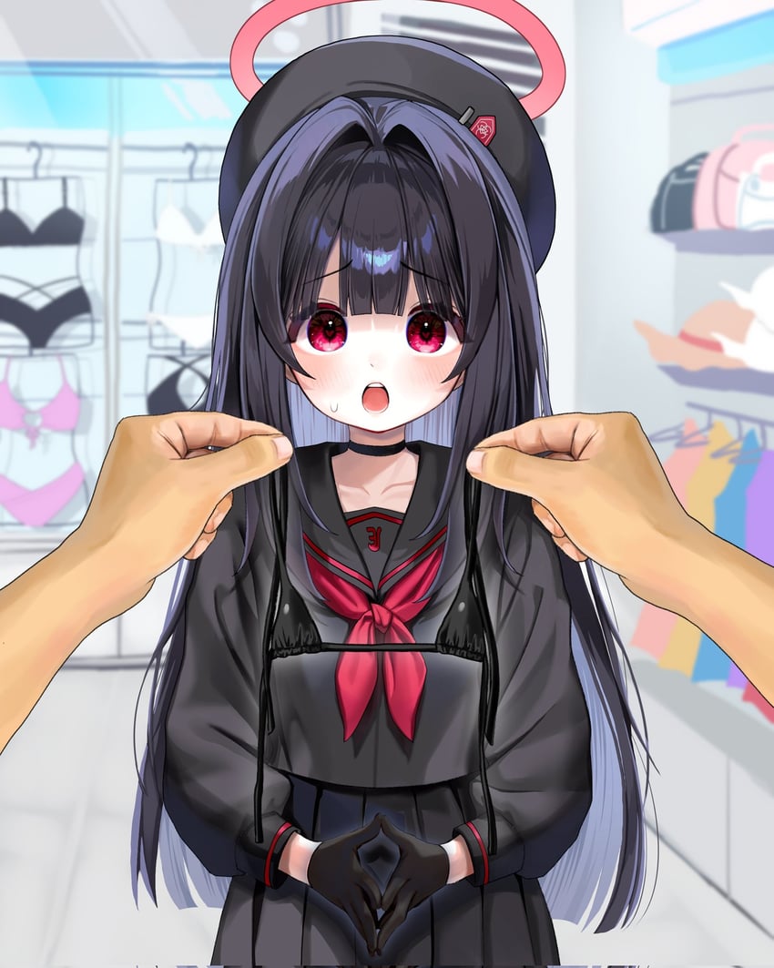justice task force member (blue archive) drawn by hyurumari