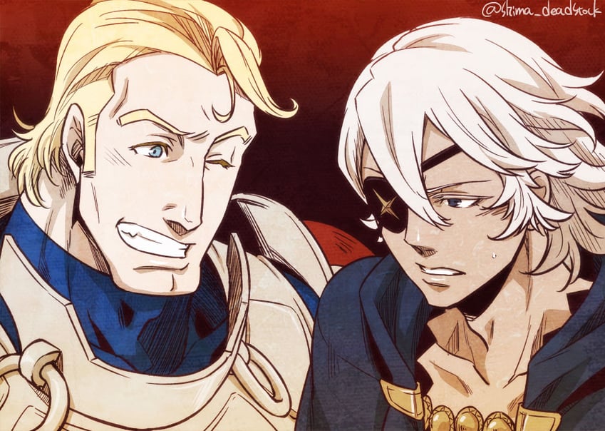 niles and arthur (fire emblem and 1 more) drawn by shima_deadstock