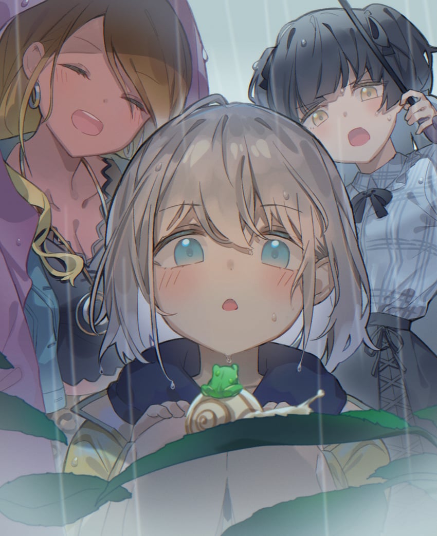 mayuzumi fuyuko, serizawa asahi, and izumi mei (idolmaster and 1 more) drawn by kanase_(mcbrwn18)