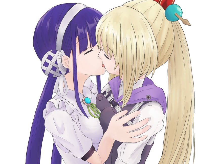 satsuki mari and kanzaki adelheid (heaven burns red) drawn by kaki.