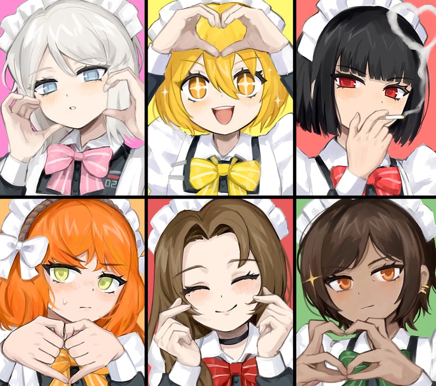 ishmael, don quixote, faust, ryoshu, outis, and 1 more (project moon and 1 more) drawn by ro/ku