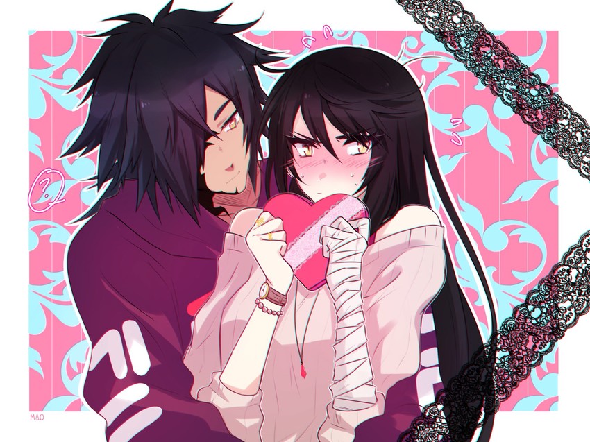 velvet crowe and rokurou rangetsu (tales of and 1 more) drawn by mao_(expuella)