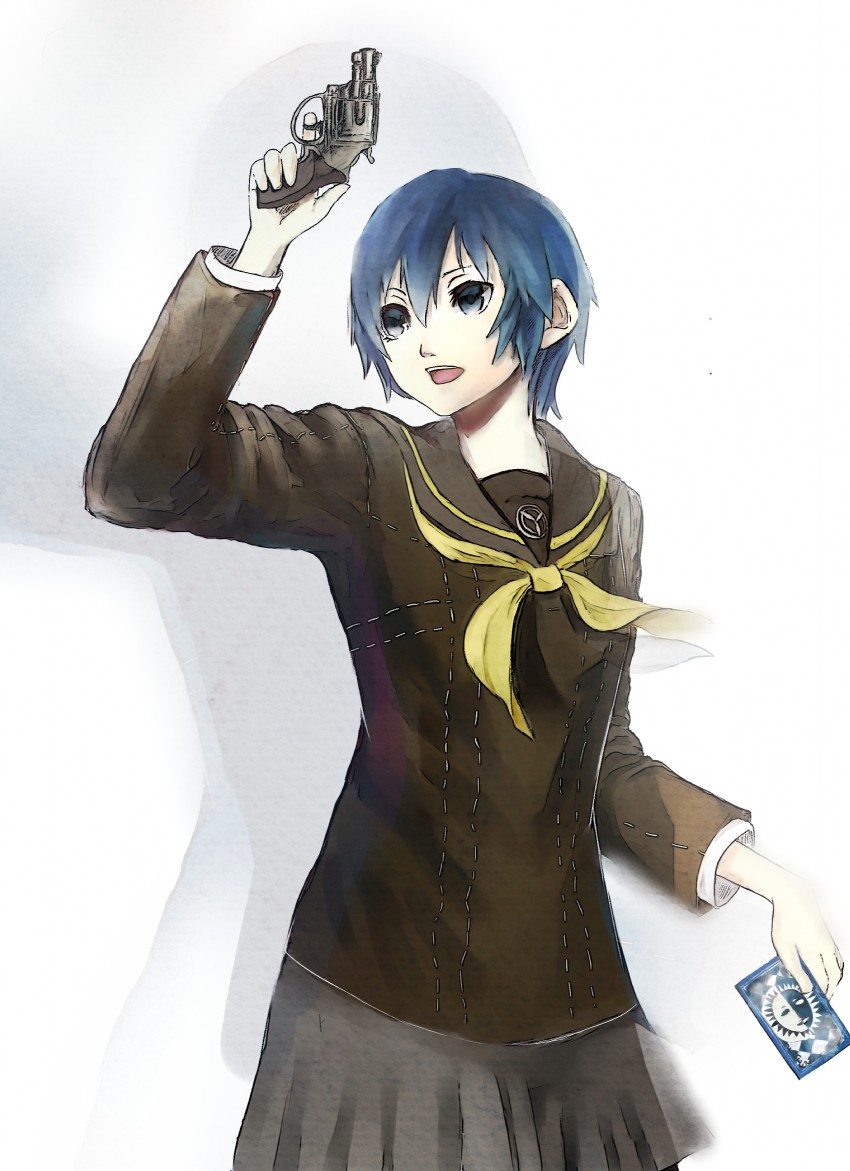 shirogane naoto (persona and 1 more) drawn by neko_ga_aruku