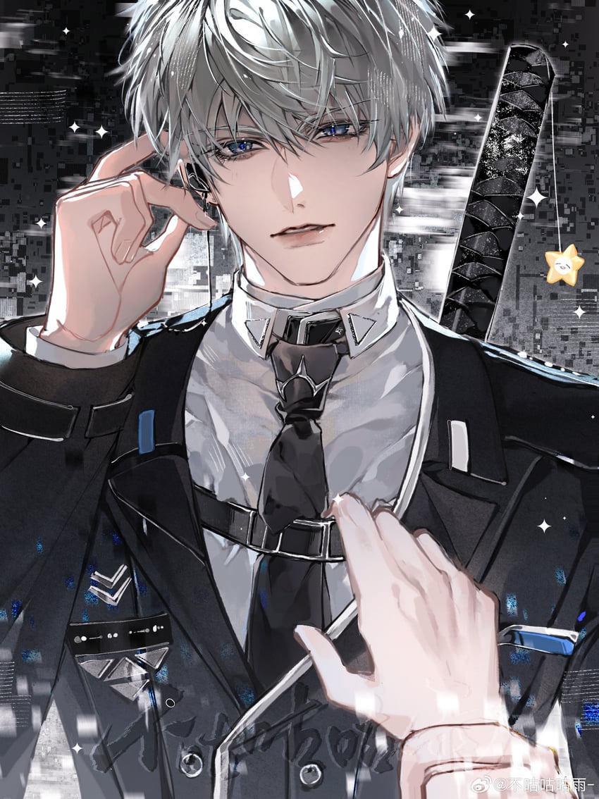 protagonist and xavier (love and deepspace) drawn by bu_gu_gu_gu_yu
