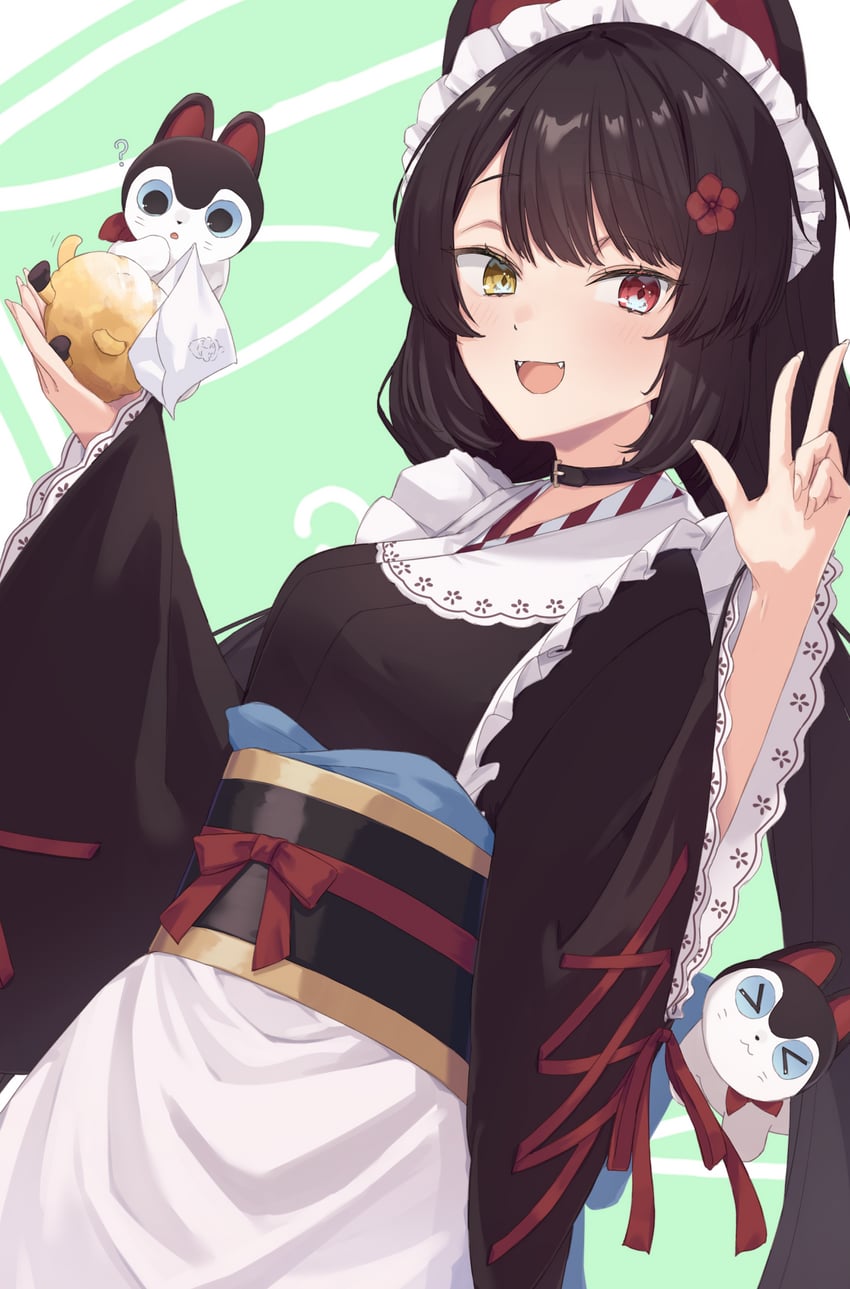 inui toko and banken (nijisanji) drawn by chloette