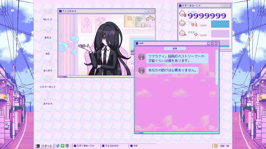 nanami chiaki, hinata hajime, enoshima junko, and kamukura izuru (danganronpa and 2 more) drawn by bini_(xocolatl_501) and eencya