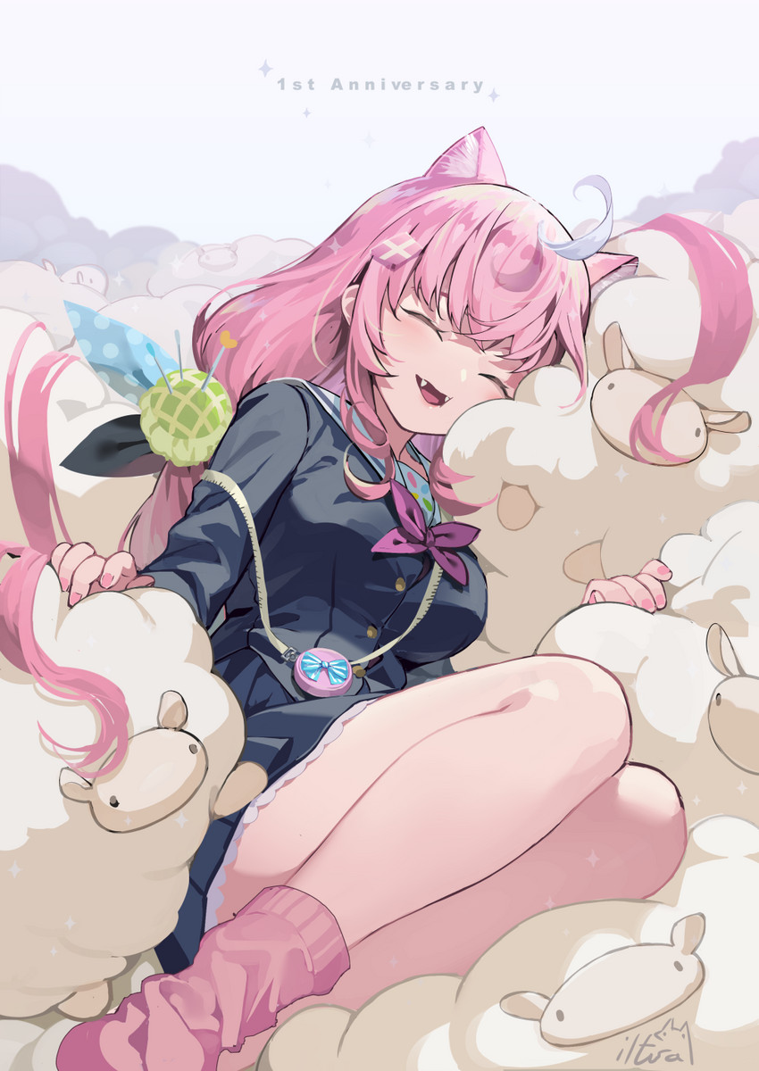 yang nari (nijisanji and 1 more) drawn by iltusa
