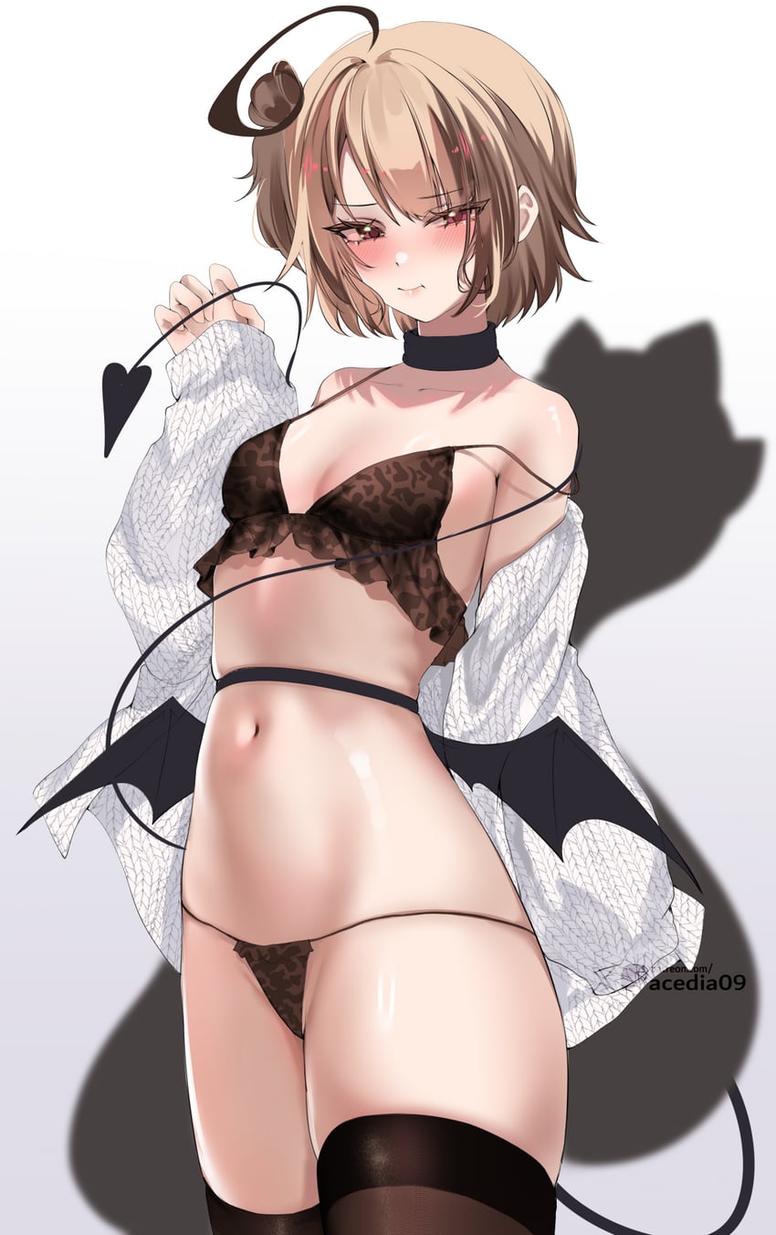 gigi murin (hololive and 1 more) drawn by acedia