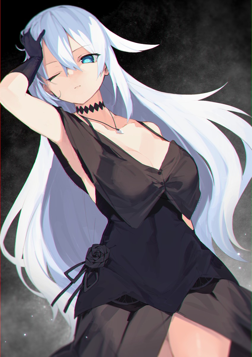 black heart (azur lane and 1 more) drawn by buran_buta