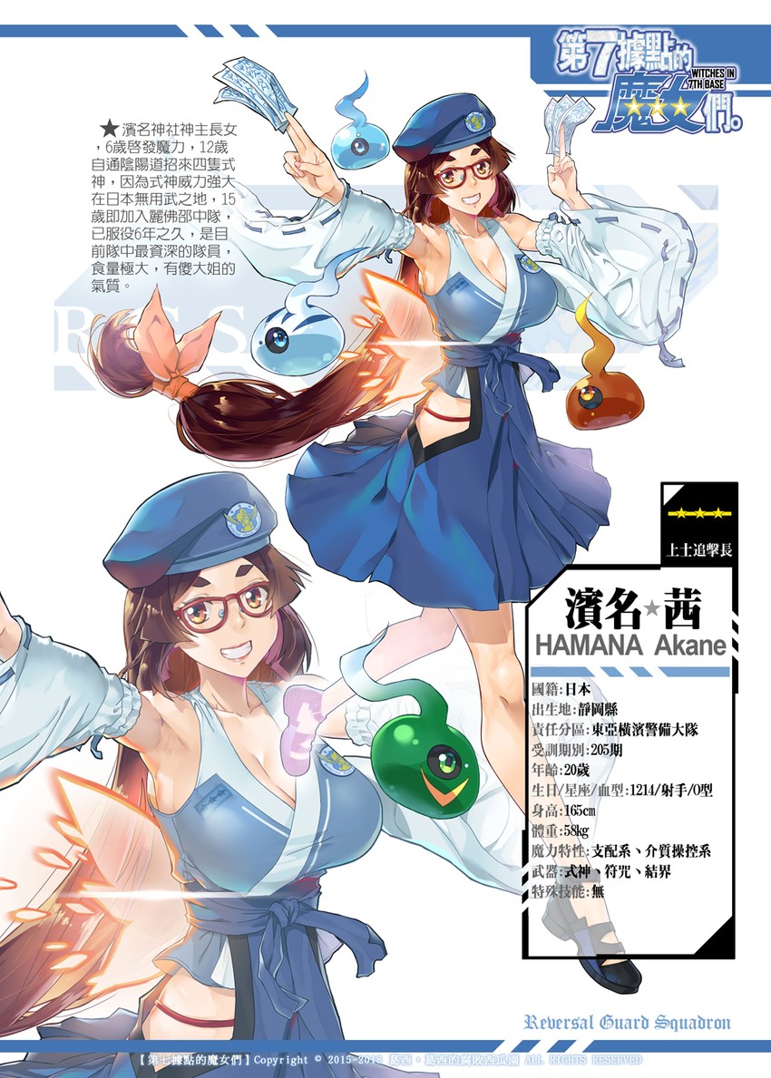 hamana akane (witches in 7th base) drawn by ge_xi