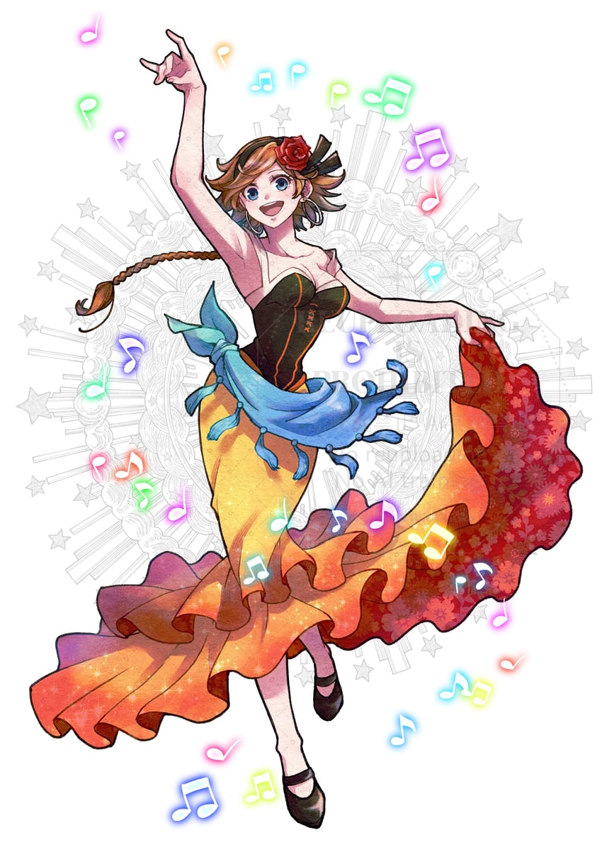 agnea bristarni (octopath traveler and 1 more) drawn by togekawaaaaaa