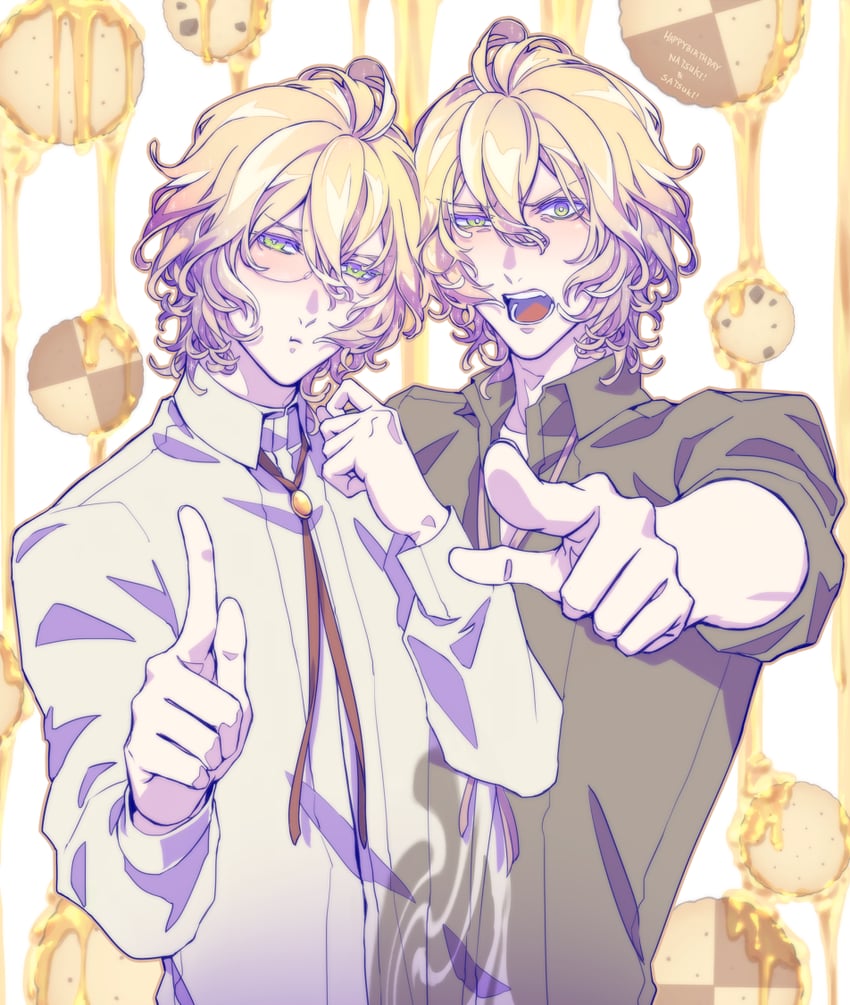 shinomiya natsuki and shinomiya satsuki (uta no prince-sama) drawn by meromizawa
