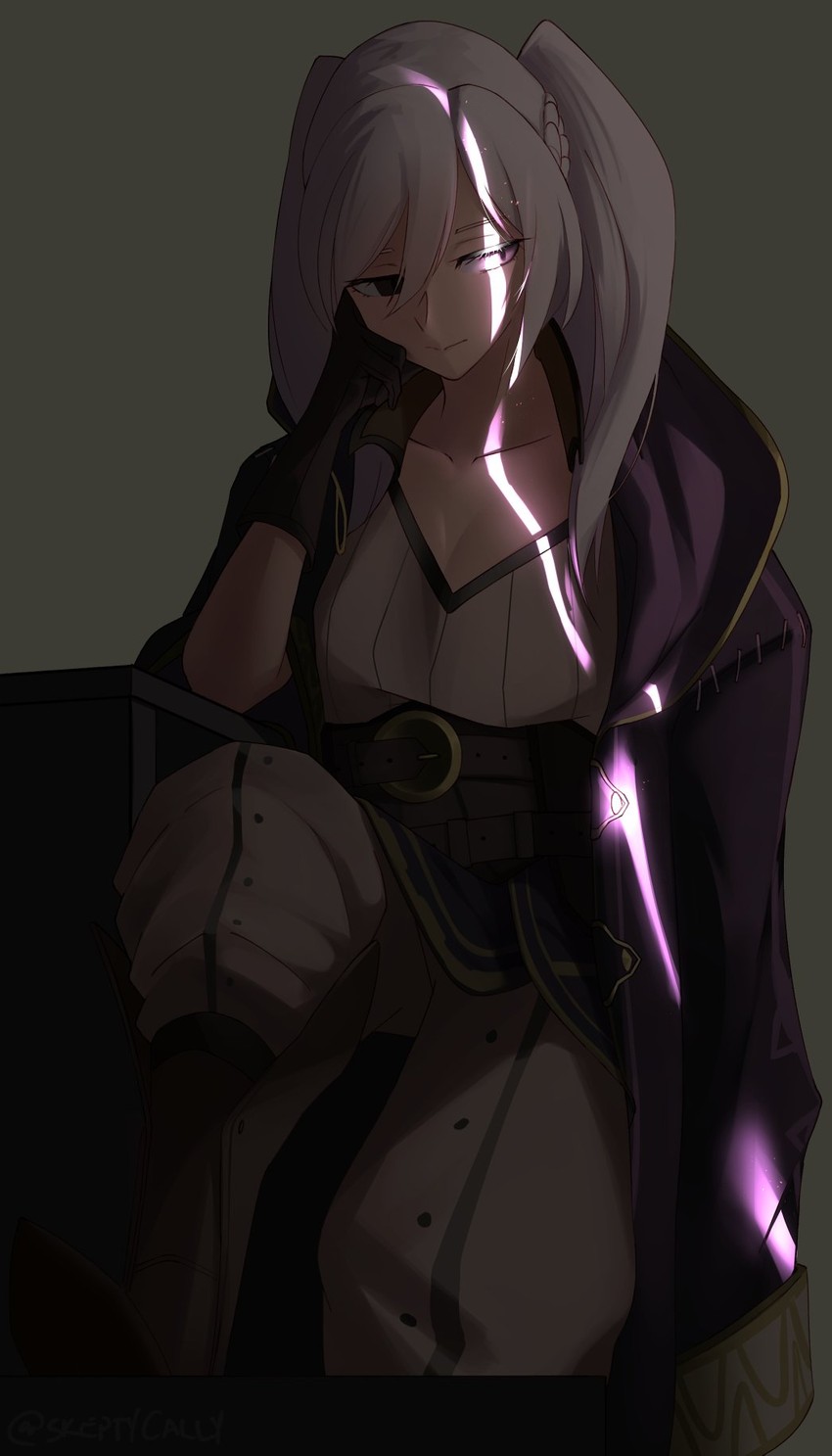 female robin (fire emblem and 1 more) drawn by skeptycally
