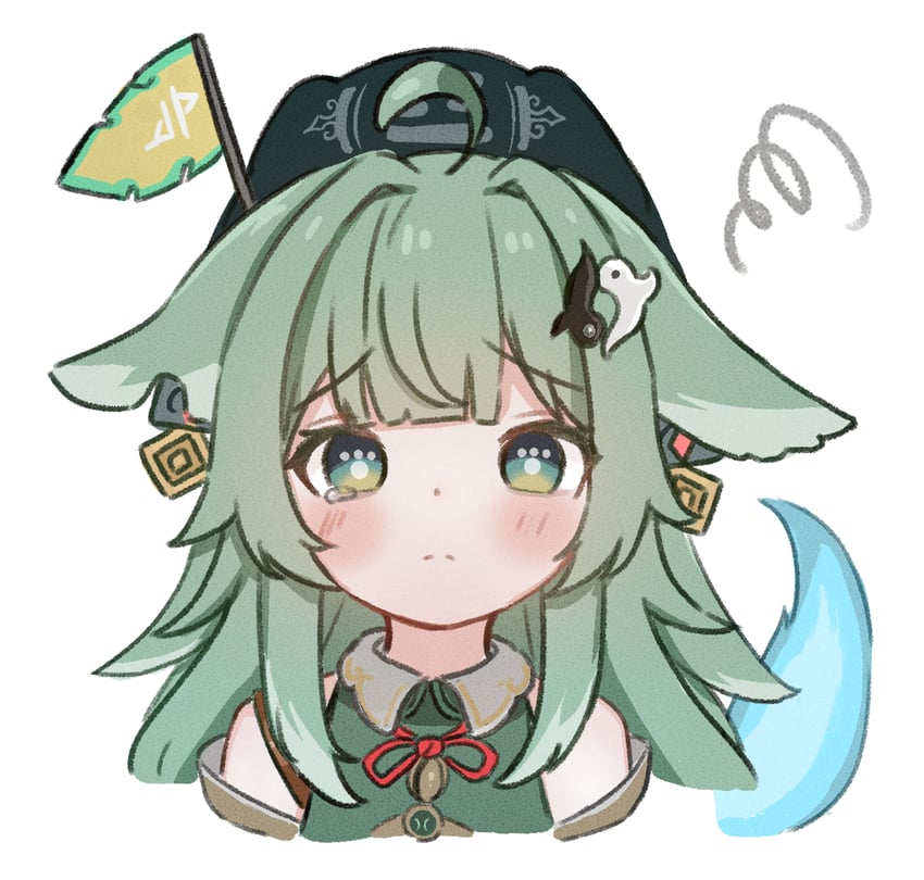 huohuo and tail (honkai and 1 more) drawn by fujihana_(user_epad8578)