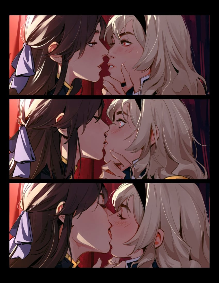 saijou claudine and tendou maya (shoujo kageki revue starlight) drawn by lesly_oh