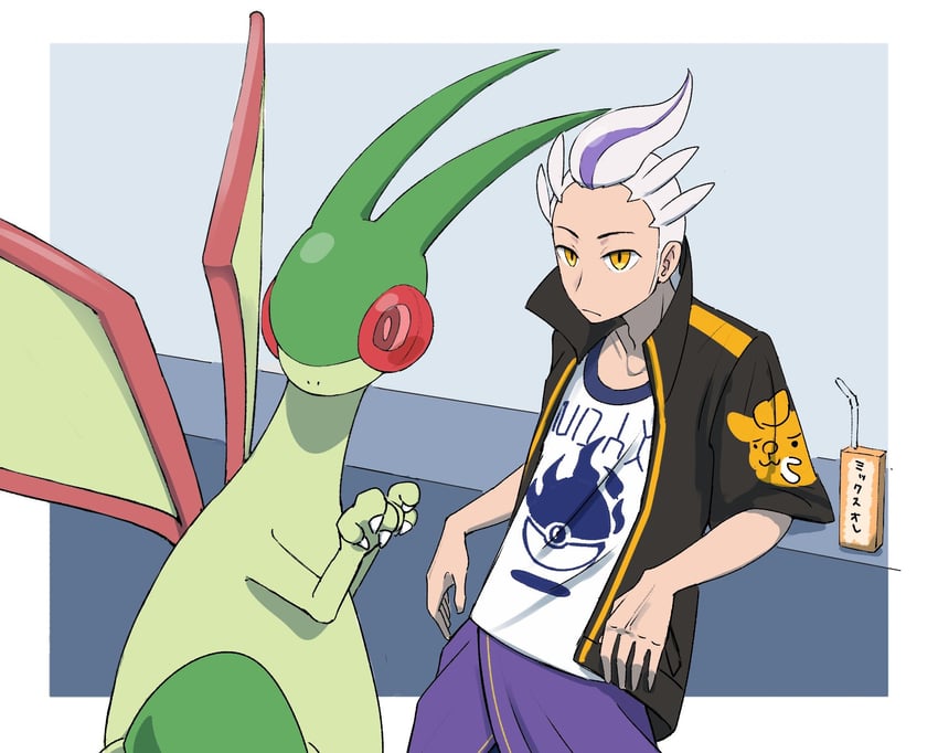 flygon, drayton, and maschiff (pokemon and 1 more) drawn by p_0_a