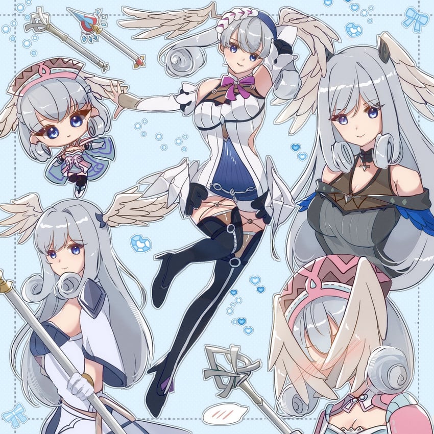 melia antiqua (xenoblade chronicles and 3 more) drawn by zer00han