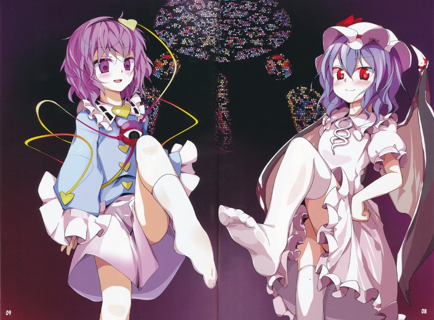 remilia scarlet and komeiji satori (touhou) drawn by oouso | Danbooru
