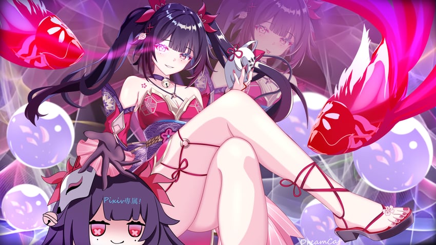 sparkle (honkai and 1 more) drawn by dream.cat