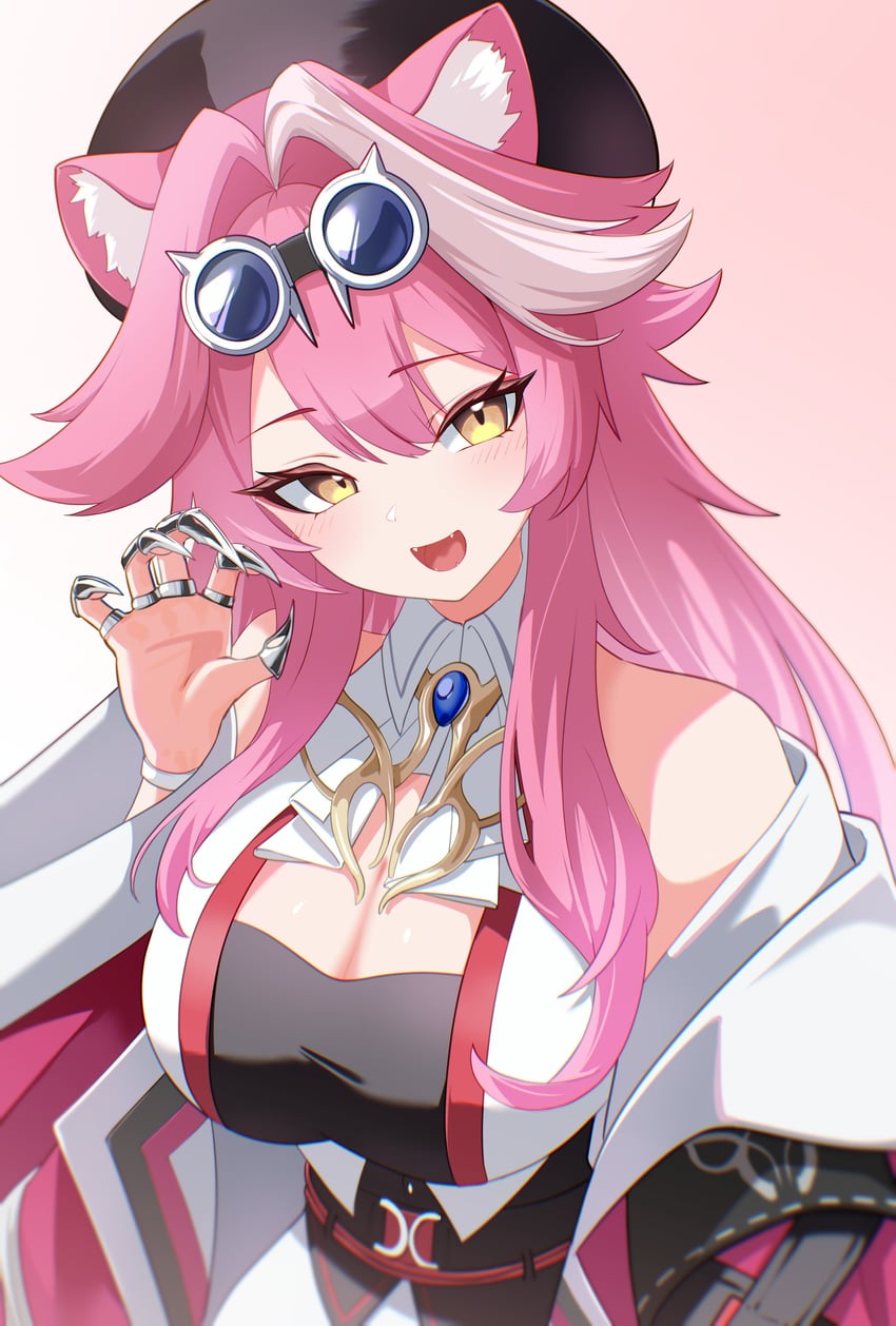 raora panthera (hololive and 1 more) drawn by tachi_(bokarokazoku)
