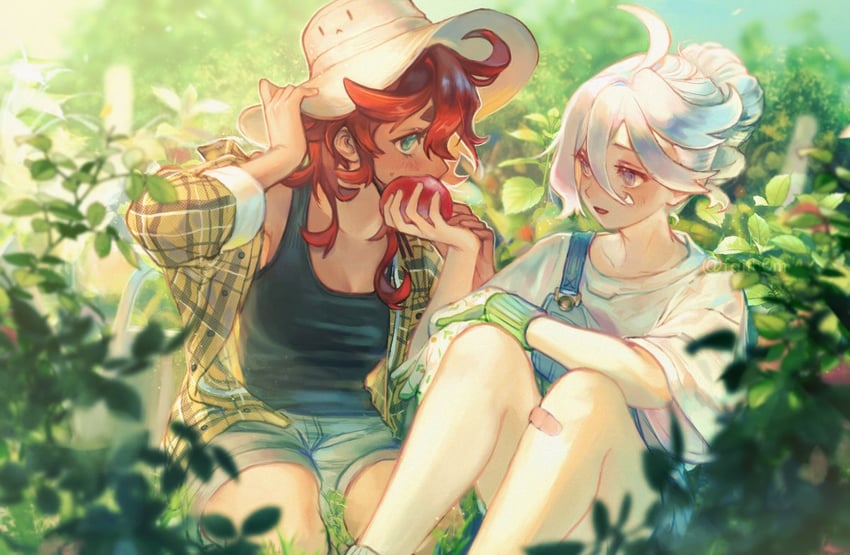 suletta mercury and miorine rembran (gundam and 1 more) drawn by faithom