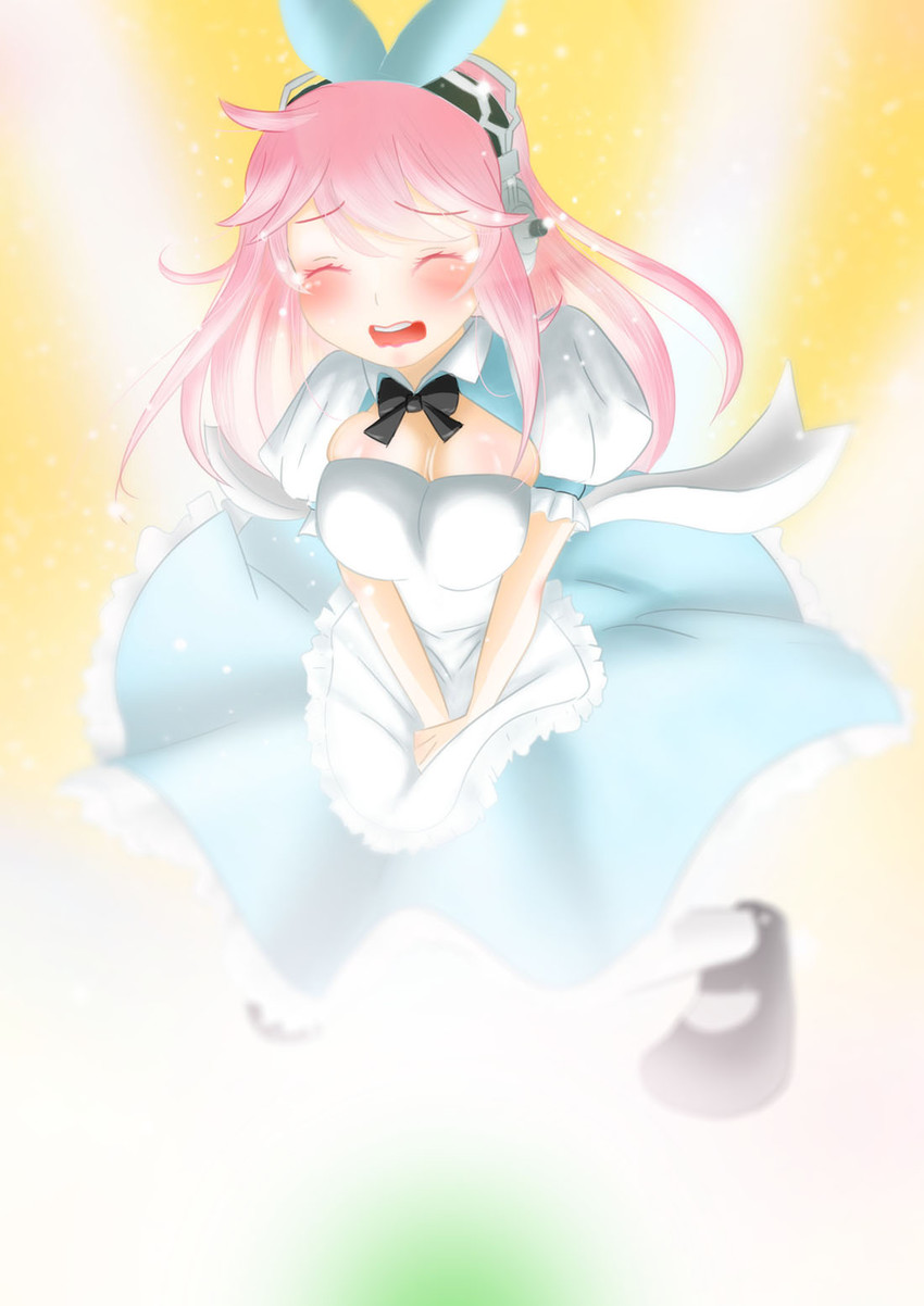 super sonico and alice (nitroplus and 1 more) drawn by aki_sakura