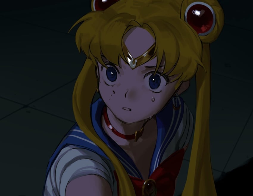 tsukino usagi and sailor moon (bishoujo senshi sailor moon) drawn by tinaren15