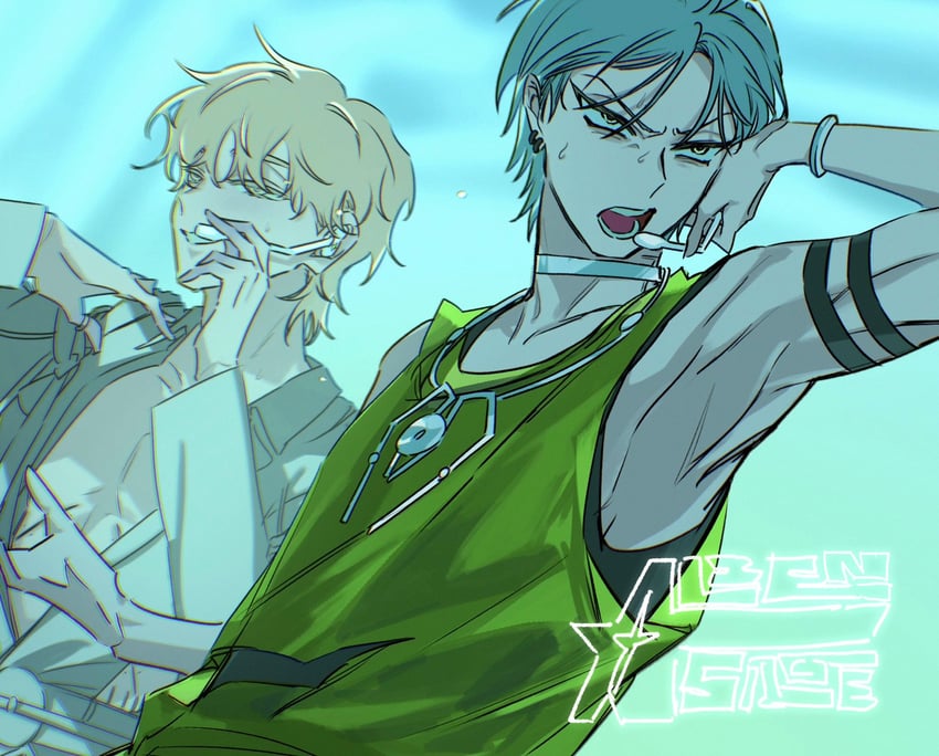 till and luka (alien stage) drawn by u_qrou