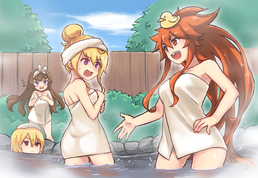 elisanne, alex, julietta, and vanessa (dragalia lost) drawn by ekra