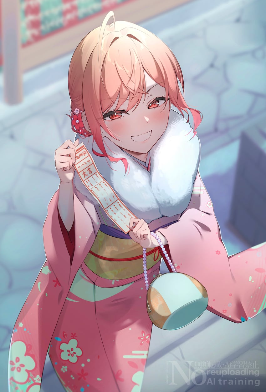 ichijou ririka (hololive and 1 more) drawn by inuinuo_gataken